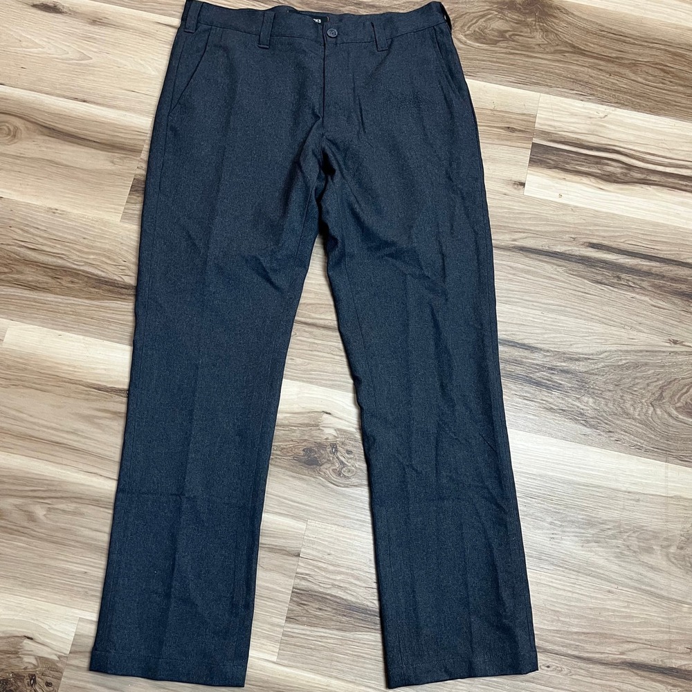 Bluffworks Gramercy Tailored Fit Pants Mens 32x29 Charcoal Performance Travel
